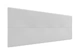 LA WEB DEL COLCHON - Cabecero tapizado Julie para Cama de 180 (190 x 55 cms) Blanco Polipiel