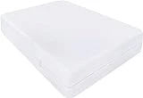 Utopia Bedding Funda de Colchón 150 x 200 x 30 cm Impermeable con Cremallera, Certificado Oeko-Tex, Cubre Colchon