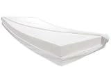 Alanpur  Sweet - Colchón ortopédico de espuma fría con 7 zonas (dureza 3, aloe vera lisa, funda lavable a 60 °C, certificado Öko-Tex (130 x 180 cm)