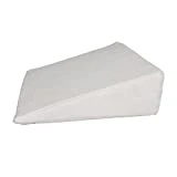 Obbocare - Cuña Antireflujo para Adulto. Almohada Cervical de Espuma con Funda de Aloe Vera. Cuña de Elevación para Cama. Taco Elevador de Piernas para Circulación 60x50x20 CM