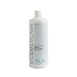 K KLEMERLAIN Oxigenada en crema para el cabello, Oxidante capilar ultra-cremoso, Coloración permanente del cabello, Vegano. Tinte pelo - 1000 ml (30 vol, 9%)