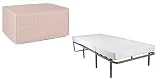 Quality Mobles Plegable, Puff Cama, Arena, Tamaño único