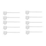 NIDONE 10 PCS PERFUME Dispensando cabezales de bomba de perfume Bomba de recambio de perfume para botella de pulverizador de perfume vacío recargable