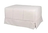 Quality Mobles - Cama Plegable Individual de 90x190 cm Funda Color Arena