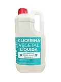 Glicerina Vegetal Liquida 2L, Grado Farmacéutico, Alta Pureza, Hidratante y Humectante Natural Cabello y Piel,Sin Fragancia Ideal Jabones,Champús,Cremas,Base Cosmética Manualidades, Vegana, USP