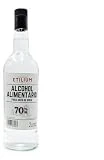 Alcohol etilico alimentario - Alcohol para hacer licores, maceraciones y extractos - Alcohol apto para consumo humano (usos de boca) - 1 Litro