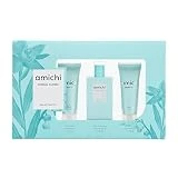 AMICHI - Sensual Flower, Perfume 75 ml + Gel Baño 75 ml + Loción Corporal 75 ml, Estuche de Regalo para Mujer, Colonia Perfumada, Eau de Toilette Femenina, Fresca, Frutal y de Larga Duración