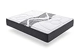 ECCOX - Colchón Viscoelástico Luxury Memory Grafeno - Altura 30cm - Núcleo HR de Espuma de Alta Adaptabilidad - Visco Grafeno + Supersoft de Alta Densidad - Firmeza Media-Alta (150x190 cm)