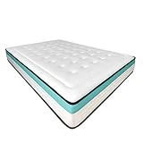DUÉRMETE ONLINE - Colchón Viscoelástico Bio MAX Premium con Viscogel, Firme y Confortable, Grosor 24cm, Antiácaros, Antibacterias e Hipoalergénico, 90 x 190