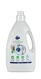 CARE + PROTECT Detergente Eco-amigable para Lavadora y Lavado a Mano, Concentrado, Producto Ecolabel y Biodegradable, Hipoalergénico, sin Colorantes ni Fosfatos, 1,5 l para 27 Lavados