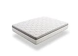 ECCOX - Colchón de Muelles Ensacados Royal Spring Confort - Altura 31cm - Núcleo Muelle ensacado Spring Pocket Pression Control System - Acolchado Superior ViscoGel - Firmeza Media (135x190 cm)