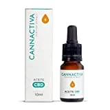 Cannactiva - Aceite de CBD - 10 ml - Purificado al 5% - A Base de Semillas de Cáñamo Orgánico - Full Spectrum - Favorece la Relajación y el Descanso - Aroma Neutro