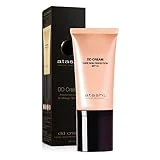 Atashi Cellular Cosmetics | DD Cream Antiedad, Crema Hidratante Facial, Tratamiento con Color, No Makeup, Atenúa Manchas y Minimiza Poros, Con Retinol, Airless y Efecto Buena Cara, Tono Beige