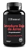 Levadura Roja de Arroz, 540 Comprimidos Veganos | Aporta 2,9mg de Monacolina K, Enriquecido con Coenzima Q10 y Vitamina B3 | Contribuye a la Función Normal del Corazón | Libre de Citrinina | Zenement