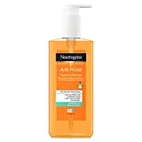 Neutrogena Limpiador facial antiespinillas, limpiador diario con ácido salicílico para pieles con impurezas, sin aceite, 200 ml