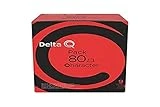 Delta Cafés - Delta Q - Cápsulas de Café Molido Qharacter - Espresso Intenso con Notas de Caramelo y Frutos Secos - Intensidad 9 - Molido Natural - 80 Cápsulas