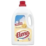 Elena Marsella Detergente para lavadora, adecuado para ropa blanca y de color, formato gel, 90 dosis