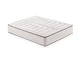 MATTREX | Colchón Viscoelástico Imperial | Reversible | Ergonómico | Confortable | Altura + - 32 cm | Enrollable | Transpirable | Anti Ácaros | Ecológico | EcoFoam | Alta Densidad (135_x_180_cm)