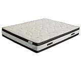 FACTORY COLCHON | Colchón GelMax EcoSpring | Viscoelasticos con nucleo de muelles ensacados Independientes| Tejido 3D System | Firmeza Intermedia | Medidas: 90x200