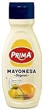 Mayonesa Prima, receta tradicional con huevos 100% origen España. 380 g