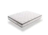 ECCOX - Colchón de Muelles Ensacados Paradise - Altura 27 cm - Núcleo Muelle ensacado Spring Pocket - Acolchado Superior Continuo con ViscoGel Premium- Firmeza Media (80x180 cm)