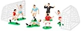Decora 0816010 - Set de fútbol con 7 jugadores de 4.2 a 5 H y 2 Portas de 7.8 x 5 H cm