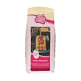 FunCakes Preparado para Crema Pastelera, Fácil de Usar, Deliciosa Crema Pastelera para Rellenar Tartas, Cupcakes y Otras Delicias, Solo Añade Agua, Halal. 1 Kg. 1000 g