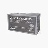 Vitaminas para la Memoria y la Concentración - Vecos Memory - 60 Cápsulas Vegetales - Favorece la Concentración y la Agilidad Mental - Complemento Alimenticio