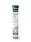 Kneipp Magnesium 375 + Energy , Complemento de Magnesio, Vitamina B12, Selenio y Zinc, Reduce el Cansancio, Aporta Enería y Aumenta las Defensas, Efervescentes, 15 Comprimidos