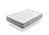 ECCOX - Colchón de Muelles Ensacados Dual Memory Doble Cara - Altura 30 cms - Cara Verano Tejido 4D Air Confort Sensación de Frescor - Cara Invierno Tejido Strech Alta Transpiración (150x190 cm)
