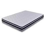 DORMIDAN - Colchón viscoelástico Natur Soft, con Hilo de Plata y Tejido Stretch en ambas Caras. (80 x 180 cm)
