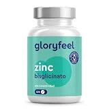 Zinc 25mg - 400 Tabletas Bisglicinato de Zinc puro (Quelato de Zinc) - Zinc elemental de alta biodisponibilidad - Suministro para 1 año - Probado en laboratorio en Alemania