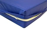 Villaclinic Funda de colchon Sanitaria Impermeable, Transpirable e ignifuga, Especial geriatria 90x190x15, con Cremallera y Solapa de Proteccion, de facil Limpieza, Protector de colchon y Cama