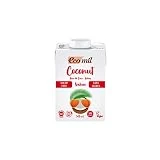 Ecomil Leche de coco Bio 500ml.Sin lactosa, sin gluten, sin soja, sin huevo, sin azúcares añadidos, sin proteína láctea y con bajo contenido en sal