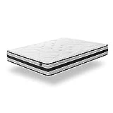 KUO Dream Memory Cell - Colchón ViscoGel Titanium con Refuerzo Lumbar, 135 x 190 cm, Color Blanco