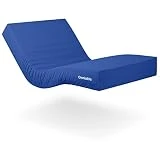 Gerialife Colchón Geriátrico Hospitalario Articulado | 6 cm de Viscoelástica | Funda Sanitaria Impermeable (90x190)