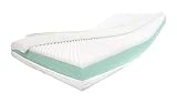 Dibapur Visco Relax 3D Air Fresh - Colchón ortopédico de Espuma fría núcleo de ca 16,2 cm Made in Germany (130 x 180 H3)