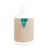 Valquer Profesional Oxigenada Estabilizada en Crema, 30 Volumenes (9%). Coloración capilar permanente. Uso profesional peluquería. Formulación vegana, 500 Ml