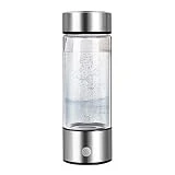 Botella de agua de hidrógeno, fabricante de agua de hidrógeno portátil, generador de hidrógeno de carga USB, botella de agua alcalina ionizadora de agua rica, ideal para oficina, viajes y trabajo