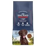 by Amazon - Alimento seco completo para perro adulto rico en vacuno con guisantes, 20kg, Paquete de 2