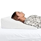 Milliard Cojín con Forma de Cuña, Almohada Lectura Viscoelástica Triángulo para Soporte la Espalda - Cojin Sofá y para Cama para Leer y Relax, con Funda Lavable Extraíble
