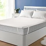 Pikolin Home - Topper Viscoelástico Multizonas 90x190, 7 cm, Transpirable, Extrasuave, Gran Acogida, Sobrecolchón, Cubrecolchón, Colchoncillo