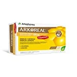 Arkopharma Arkoreal Jalea Real Vitaminada 500mg 20 Ampollas, Refuerzo De Energía Y Defensas, Con Vitaminas Y Fósforo, Jalea Real Premium 100% Natural, Complemento Alimenticio