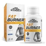 Quemagrasas FAT BURNER 90 Caps. - Producto de Calidad Optima y Quemagrasas Potente para Adelgazar - Vitobest
