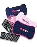 Magic Gel Bolsa de Gel Frio o Calor para Lesiones - 2uds 28cm x 14cm- Bolsas Para Congelador o Microondas - Se Adapta a Cualquier Parte del Cuerpo - Con Banda de Compresión