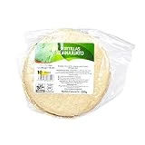 Tortillas de Maíz de México, 15cm de diámetro, Pack de 250g con 10 unidades - Tortillas de Maiz GUANAJUATO, 15cm, 250g
