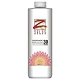 Oxigenada 30 volúmenes - 1000 ml - Aroma de Manzana - Emulsión Oxidante en Crema para Tinte y Decoloración - Da una Textura Sedosa Al Cabello - Uso Profesional - Zelos