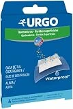 Urgo - Quemaduras y heridas superficiales Waterproof - Apósitos estériles Impermeables - Formato grande 4 apósitos de 10 x 7 cm