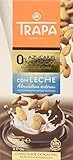 TRAPA - 0% AZÚCARES. Tableta de Chocolate con leche y almendras sin azúcares añadidos . - 175 gr