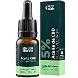 CBD | Aceite de cáñamo 5% (500mg) | Full Spectrum | Aceite con Extracto de Cáñamo Natural, Ácidos Grasos Omega 3, 6, 9 | Fórmula 100% natural | Espectro Completo
